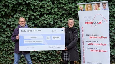 Spende Karl-Monz-Stiftung von BMW, unser Vorstand